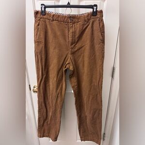 Brooks Brothers 346 Men’s Brown Corduroy Pants 36x32 (actual 36x31), Regular Fit
